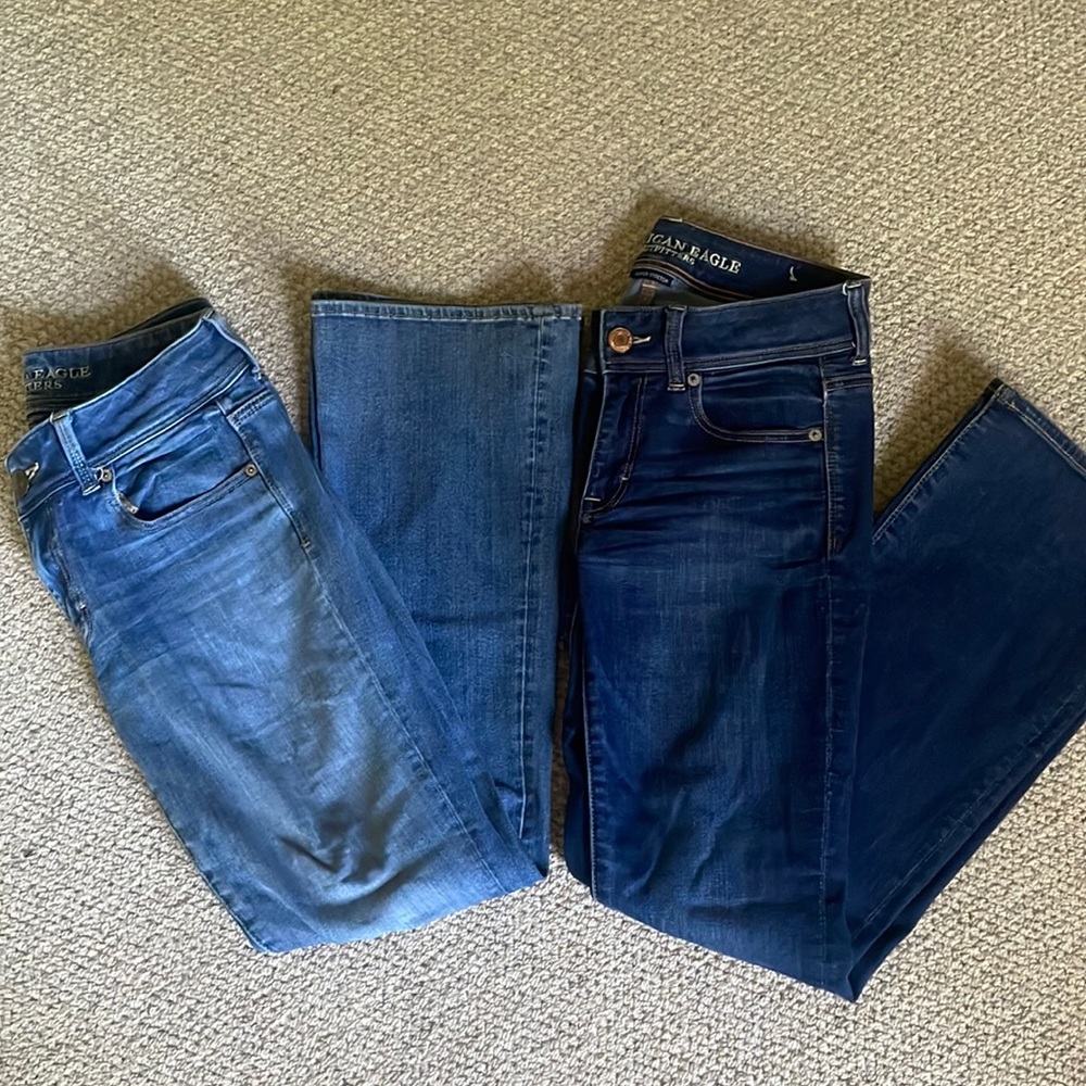 2 American Eagles outfitters, kick boot